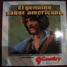 Discos de vinilo: WAYLON JENNINGS - EL GENUINO SABOR AMERICANO