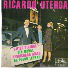 Discos de vinilo: RICARDO UTERGA - OJITOS DIVINOS ** DISQUES TYPIC RARO FRANCIA **. Lote 18905800