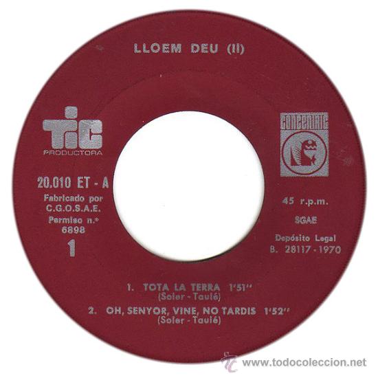 Discos de vinilo: LABEL: CONCENTRIC SPAIN 1970 - Foto 3