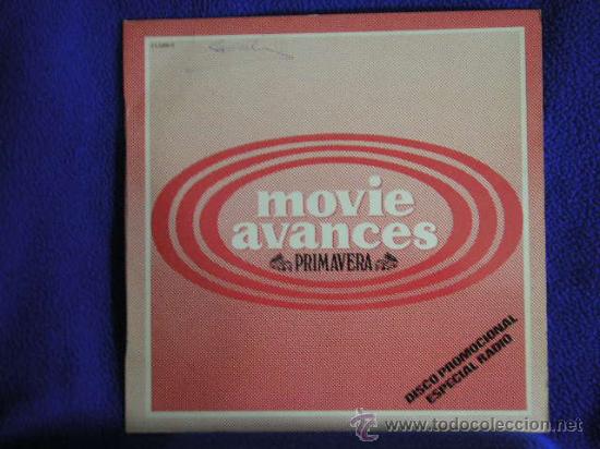 Vinyl records: UXV MOVIE AVANCES LP VINILO PROMOCIONAL PRIMAVERA  ESPECIAL RADIO HILARIO CAMACHO RABAL MILANES