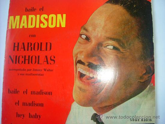 Discos de vinilo: DISCO-MADISON(HAROLD NICHOLAS) 1962 - Foto 1