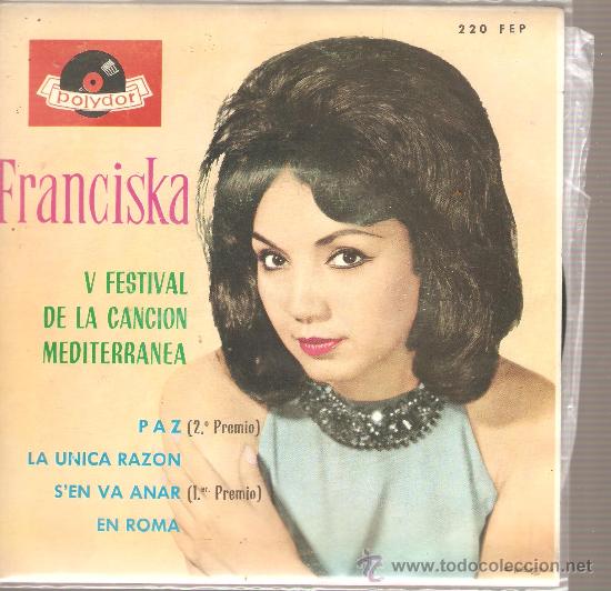 Discos de vinilo: EP FRANCISKA - PAZ - Foto 1