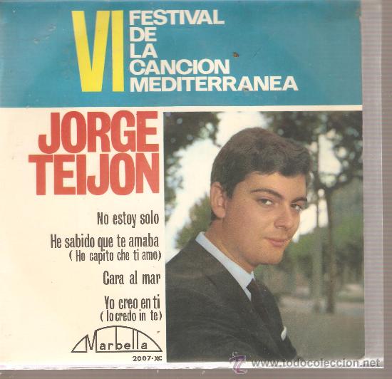 Discos de vinilo: EP  JORGE TEIJON - NO ESTOY SOLO - Foto 1