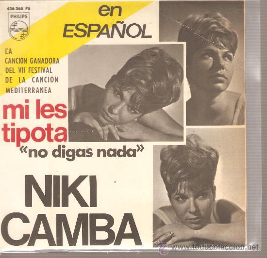 Discos de vinilo: EP  NIKI CAMBA - NO DIGAS NADA - Foto 1