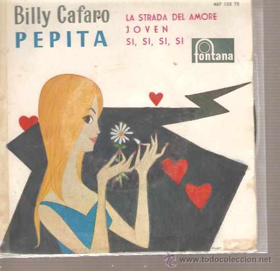 Discos de vinilo: EP  BILLY CAFARO : PEPITA - Foto 1