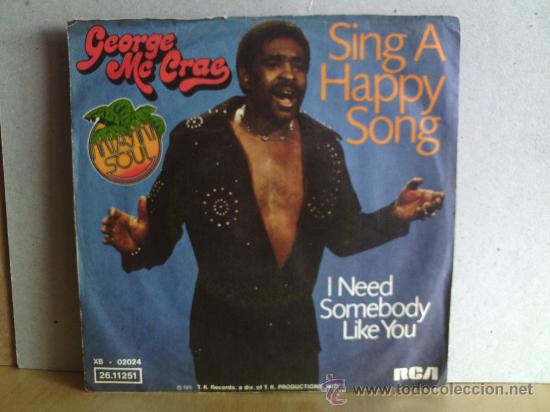 Discos de vinilo: GEORGE MC CRAE --- SING A HAPPY SONG - Foto 1