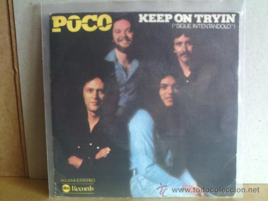 Discos de vinilo: POCO -- KEEP ON TRYIN - Foto 1