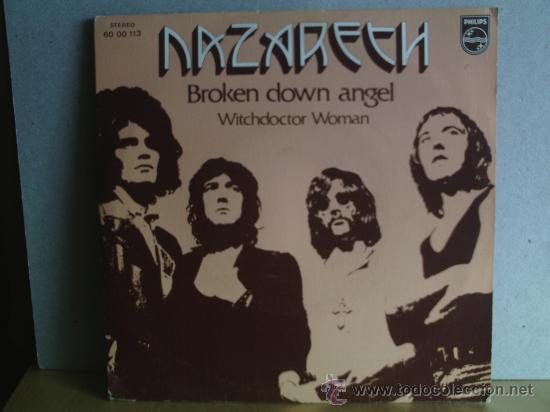 Discos de vinilo: NAZARETH ---- BROKEN DOWN ENGEL - Foto 1