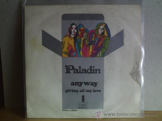 Discos de vinilo: PALADIN---- ANYWAY - Foto 1