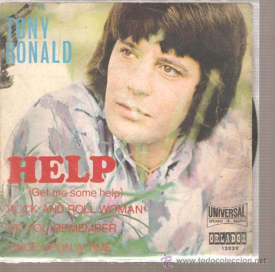 Discos de vinilo: EP TONY RONALD - HELP - Foto 1