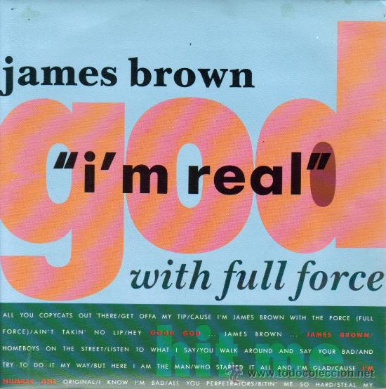 Discos de vinilo: JAMES BROWN-I&acute;M REAL + KEEP KEEPIN SINGLE VINILO 1988 SPAIN - Foto 1