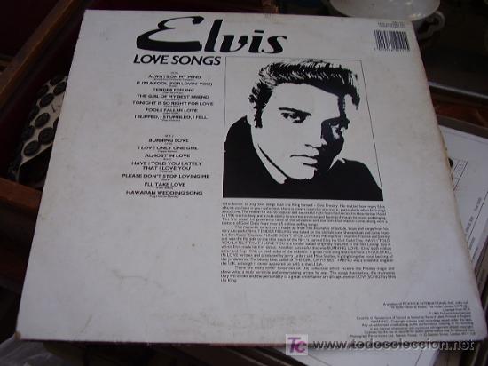Discos de vinilo: LP  ELVIS LOVE SONGS - Foto 2