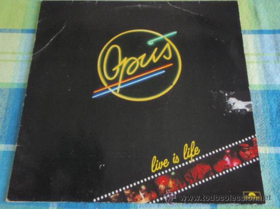 Discos de vinilo: Opus &lrm;&ndash; Live Is Life Germany,1984 Polydor - Foto 1