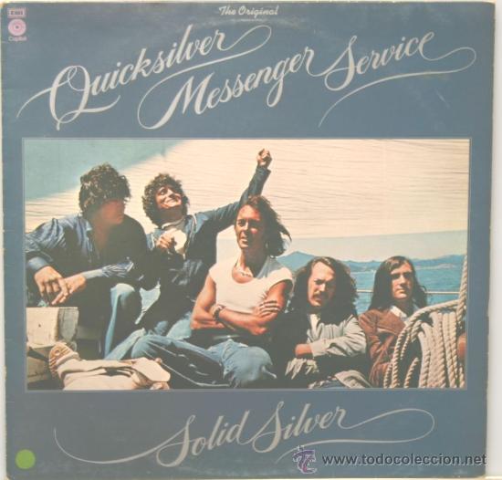 Discos de vinilo: QUICKSILVER MESSENGER SERVICE solid silver LP capitol 1975 - Foto 1