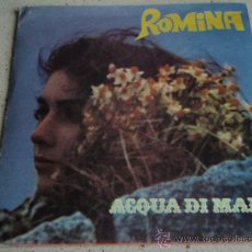 Discos de vinilo: ROMINA ( ACQUA DI MARE - MESSAGGIO ) 1971-ITALY SINGLE45 PARLOPHONE 'ESPECIAL COLECCIONISTA'