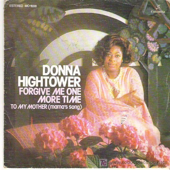 Discos de vinil: donna hightower - forgive me one more time ** columbia españa promo 1976