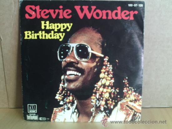 Discos de vinilo: STEVIE WONDER ---- HAPPY BIRTHDAY - Foto 1