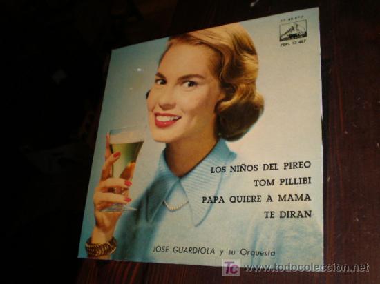 Discos de vinilo: SINGLE DE JOSE GUARDIOLA - A&Ntilde;OS 60 - Foto 1