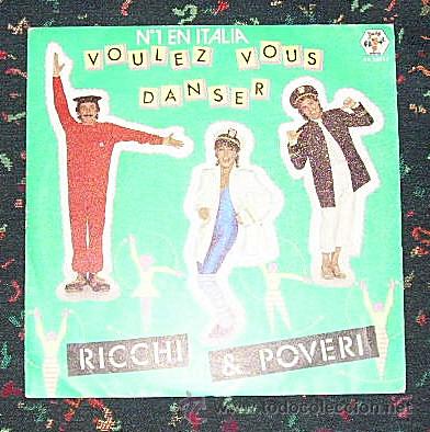 Disques de vinyle: RICCHI POVERI Voulez vous danser Anni Records 1.984
