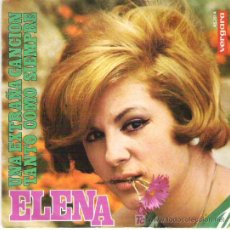 Discos de vinilo: ELENA - UNA EXTRAÑA CANCION ** VERGARA 1968 **. Lote 19487009