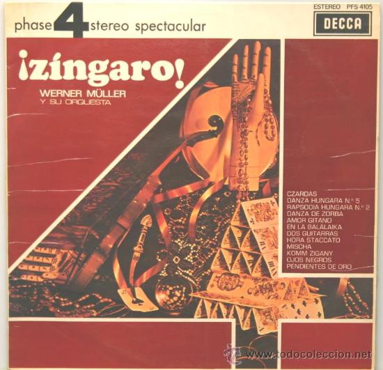 Discos de vinilo: ZINGARO werner muller y su orquesta LP DECCA 1974 - Foto 1