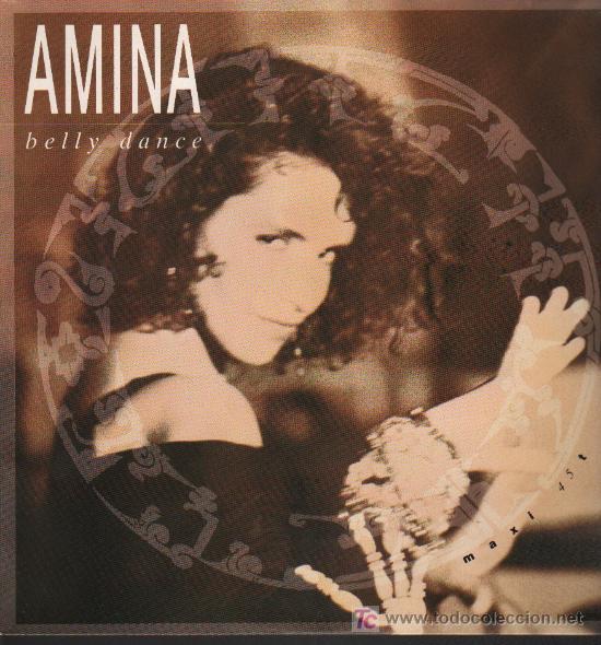 Discos de vinilo: Amina - Belly dance - MaxiSingle 1989 - Foto 1