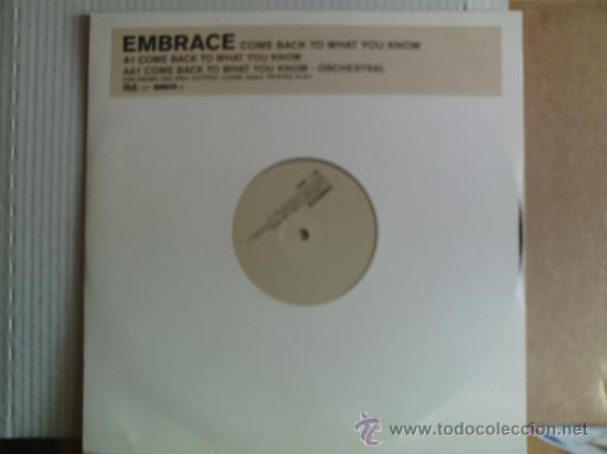 Discos de vinilo: EMBRACE ---- COME BACK TO WHAT YOU KNOW - MAXI SINGLE - Foto 1