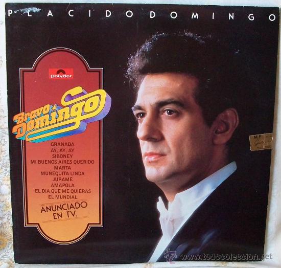 Discos de vinilo: Discos (Placido Domingo) Bravo Domingo - Foto 1
