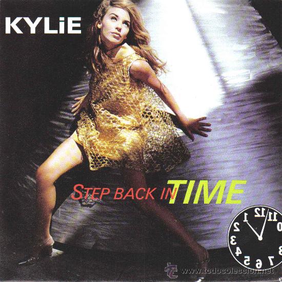 Discos de vinilo: KYLIE MINOGUE-STEP BACK IN TIME SINGLE 1990 SPAIN - Foto 1