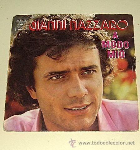 Discos de vinilo: Gianni Nazzaro - a modo mio - Epic de 1.974 - Foto 1