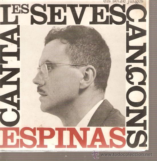 Discos de vinilo: EP CATALA :  JOSEP MARIA ESPINAS - GERM&Agrave; - Foto 1