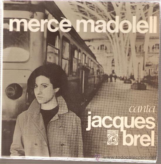 Discos de vinilo: EP CATALA :  MERCE MADOLELL - CANTA JACQUES BREL - Foto 1
