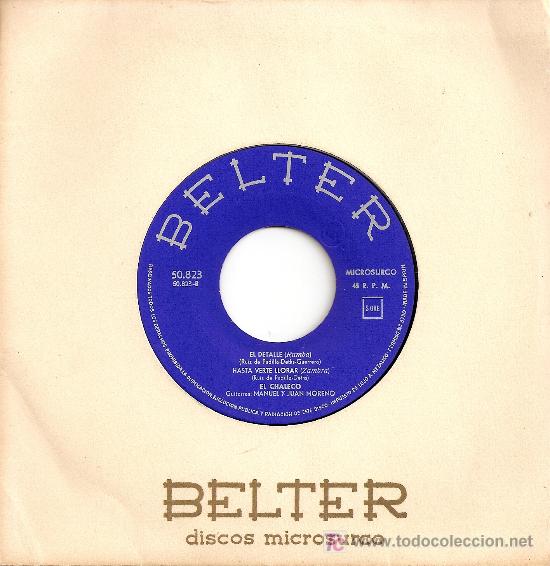Discos de vinilo: EXTENDED PLAY - EL CHALECO (1962) - Foto 1