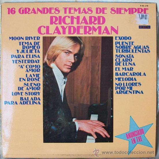 Discos de vinilo: Discos (Richard Clayderman) - Foto 1