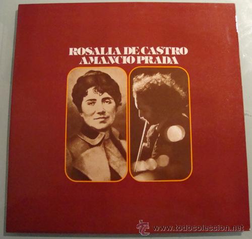 Discos de vinilo: AMANCIO PRADA - ROSALIA DE CASTRO - LP 1975 - Foto 1