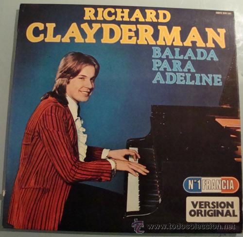 Discos de vinilo: RICHARD CLAYDERMAN - BALADA PARA ADELINE LP 1978 - Foto 1