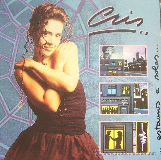 Disques de vinyle: CRIS-ESTAMOS A SOLAS MAXI 1988 PROMOCIONAL SPAIN