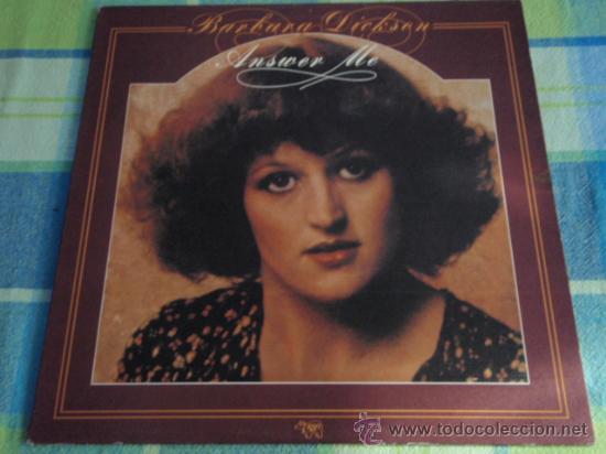 Discos de vinilo: BARBARA DICKSON  ( ANSWER ME )  ENGLAND - 1976    LP33   RSO - Foto 1