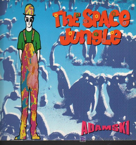 Discos de vinilo: Adamski - The Space jungle - MaxiSingle 1990 - Foto 1
