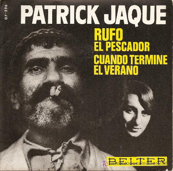 Discos de vinilo: SINGLE TAPAS CARTON DURO - PATRICK JAQUE (1966) - Foto 1