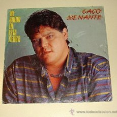Discos de vinilo: CACO SENANTE - ME QUEDO EN ESTA TIERRA - EMI DE 1.985. Lote 384636409