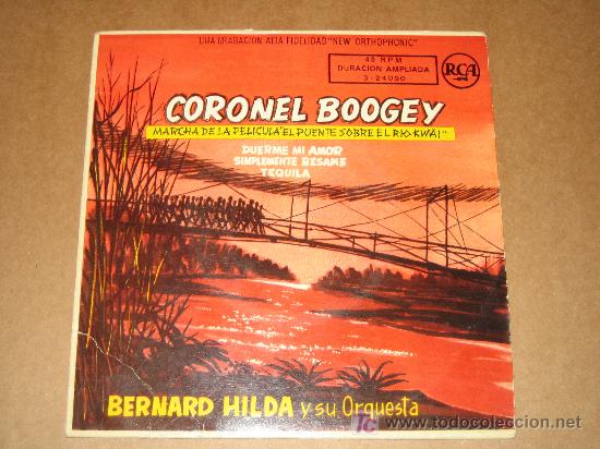Discos de vinilo: BERNARD HILDA - CORONEL BOOGEY - Foto 1