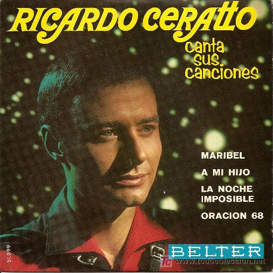 Discos de vinilo: EXTENDED PLAY - RICARDO CERATTO (1968) - Foto 1