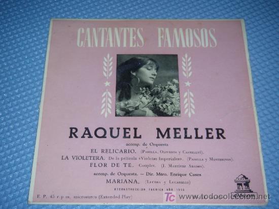 Discos de vinilo: RAQUEL MELLER - ODEON - SINGLE 1955 - S359 - Foto 1