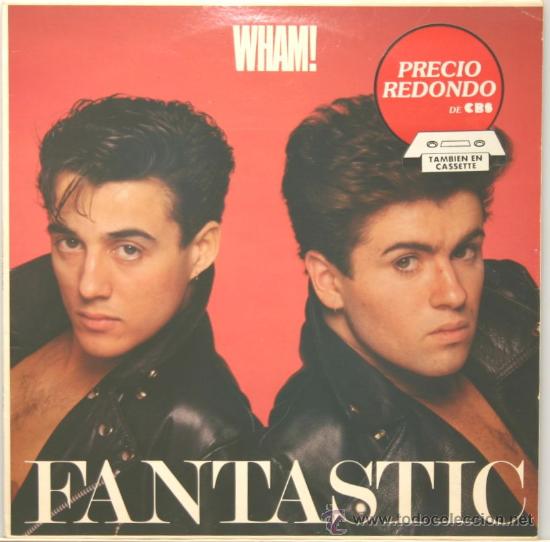 Discos de vinilo: WHAM fantastic LP epic 1987 - Foto 1
