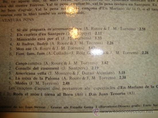 Discos de vinilo: MARI SANTPERE 1977 - Foto 3
