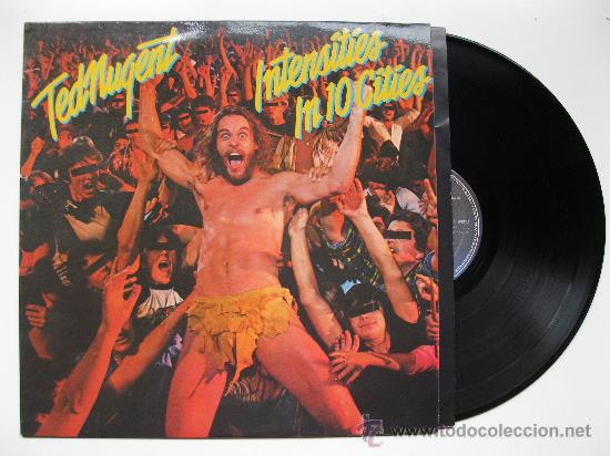 Discos de vinilo: LP - TED NUGENT - &rdquo;INTENSITIES IN 10 CITIES&rdquo;. - Foto 1