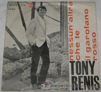 Discos de vinilo: SINGLE DE TONY RENIS - Foto 1