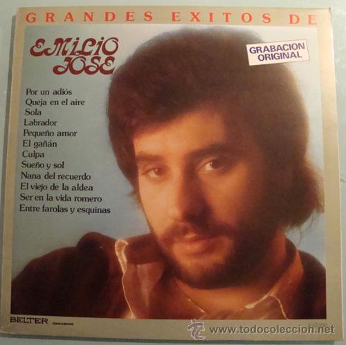 Discos de vinilo: EMILIO JOS&Eacute; - GRANDES EXITOS - LP BELTER 1979 - Foto 1