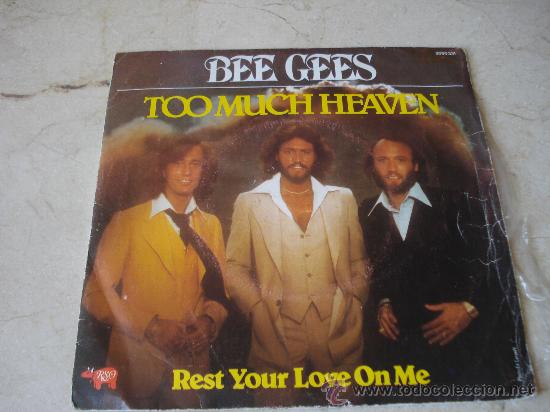 Discos de vinilo: BEE GEES - TOO MUCH HEAVEN - RSQ 1978 - Foto 1